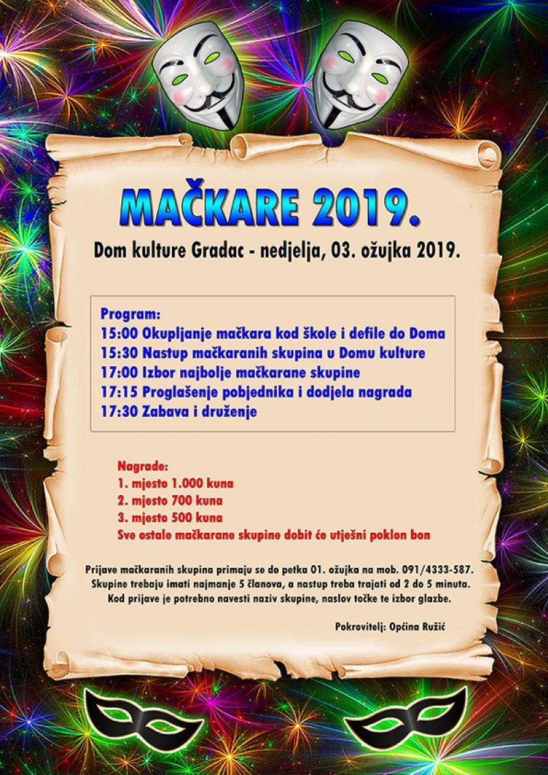 dodite na prve organizirane mackare u opcini 509 1 800